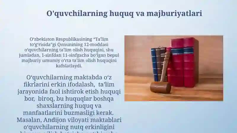 Ta'lim Muassasalarining Huquqiy Holati va Faoliyati 3
