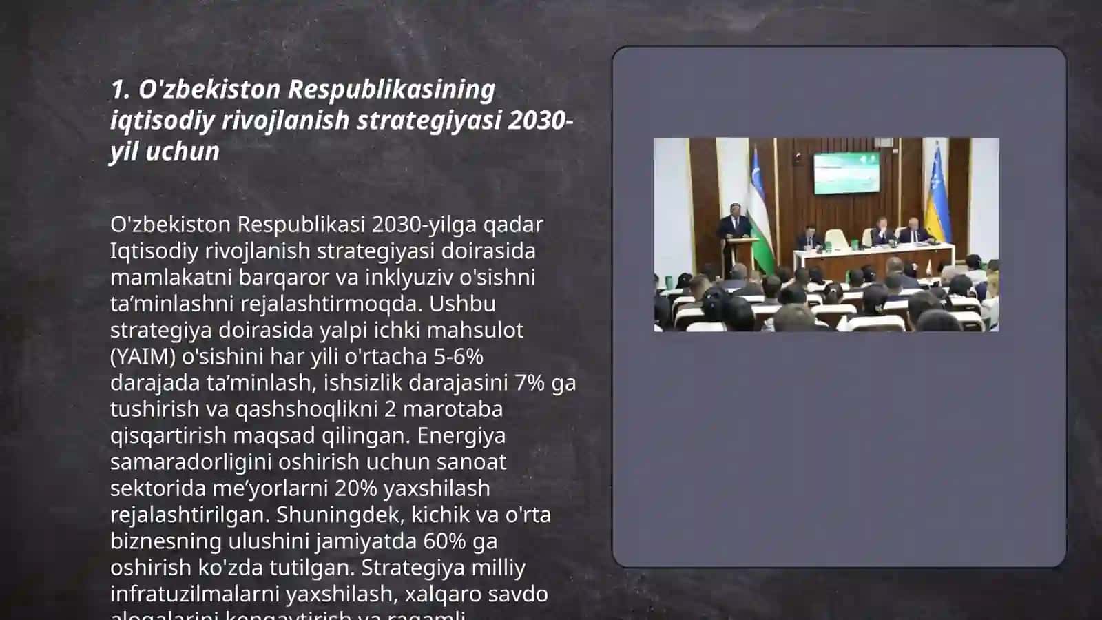 O'ZBEKISTON respublikasi 2030-yil strategiyasi 3