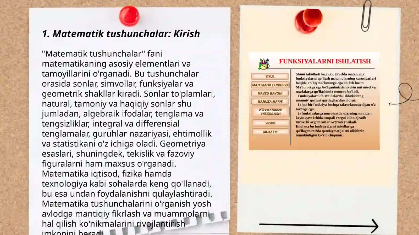 Matematik tushunchalarni shakllantirish manbalari 3