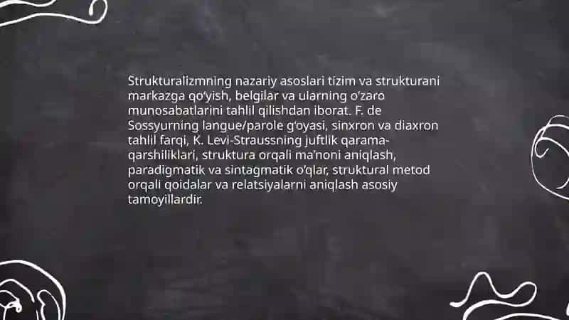 Strukturalizim va uning yo'nalishlari 3