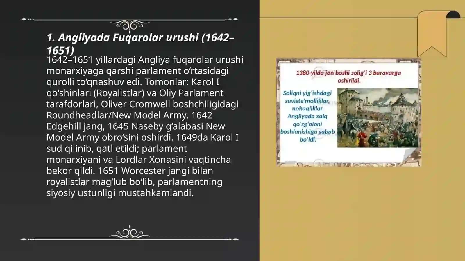 Angliyada siyosiy kurash 3
