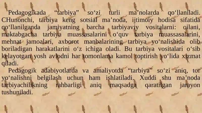 Pedagogik muvozanat 3