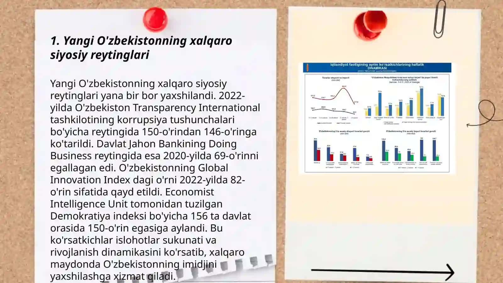Yangi O'zbekistonning xalqaro siyosiy reytinglari 3