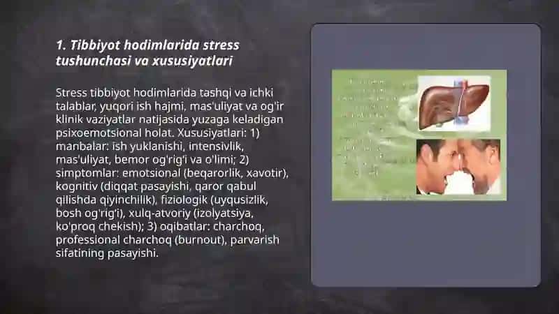 Tibbiyot hodimlarida emotsional holatlarning oʼziga xosligi 3