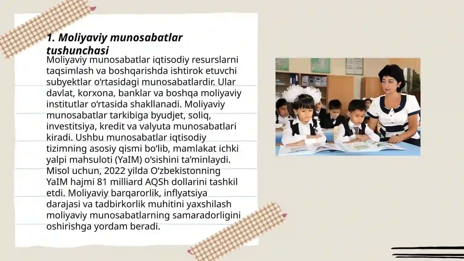 Moliyaviy munosabatlarning jamiyat taraqqiyotidagi o'rni 3