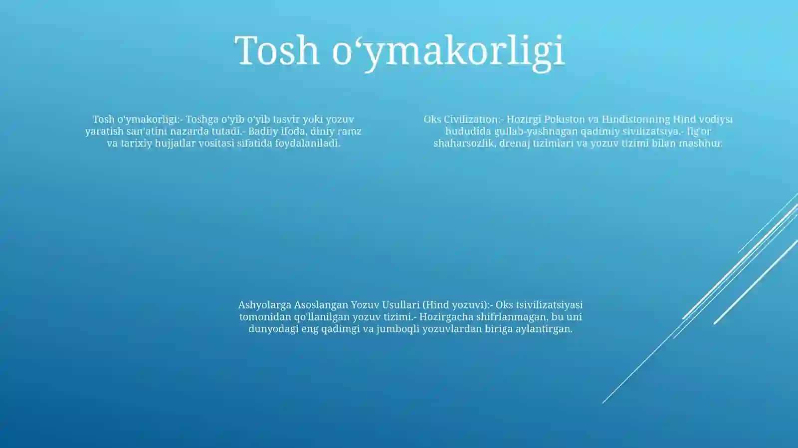 Oks Sivilizatsiyasining Ashyolarga Asoslangan Yozuv Usullari 3