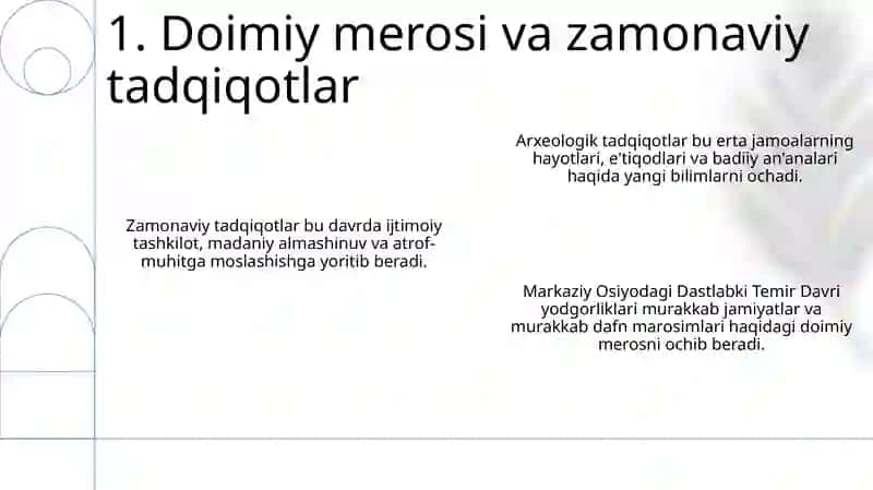 Chust madaniyati Oʻrta osiyoning ilk temir davri yodgorliklari 3