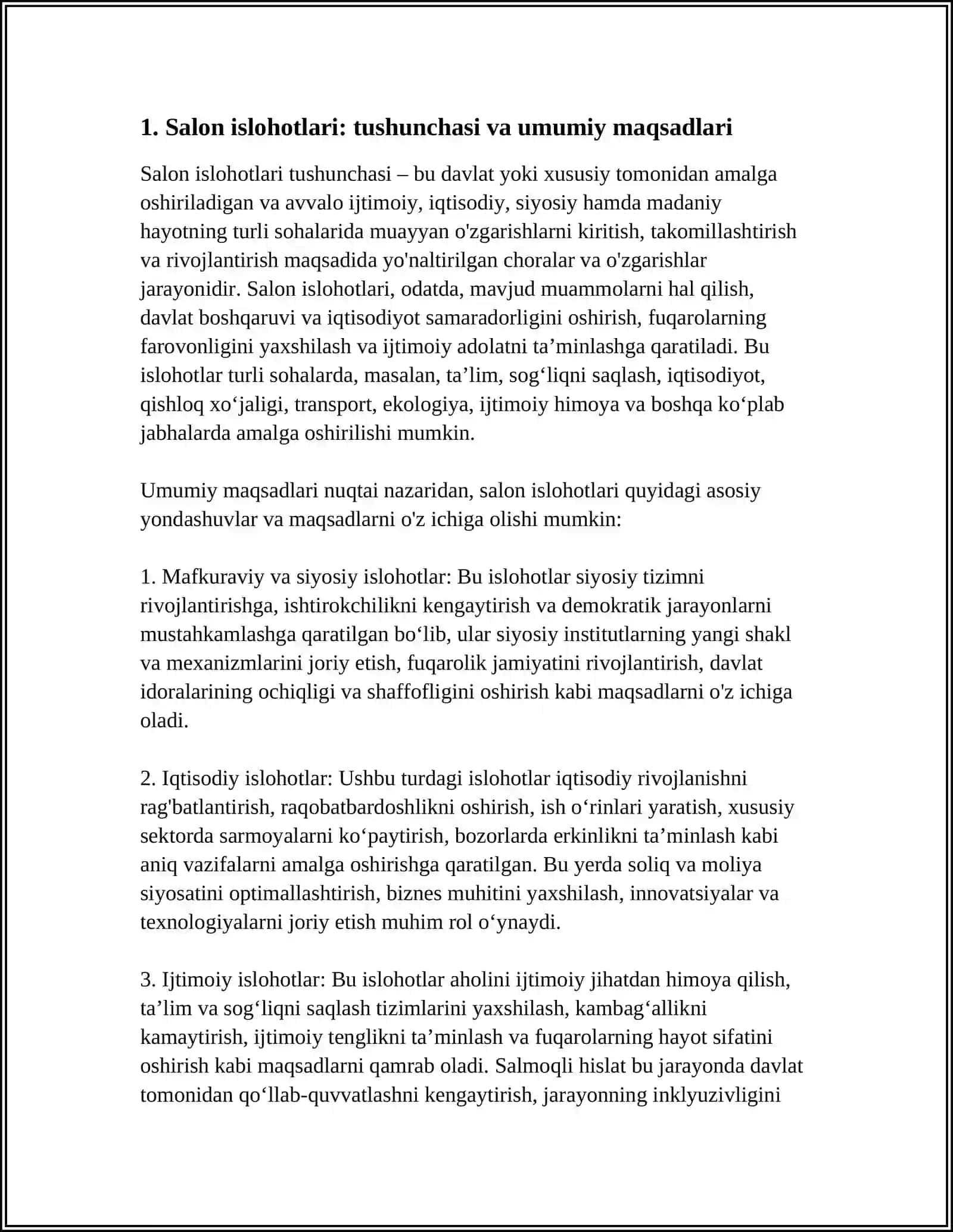 SALON ISLOHOTLARI VA UNING AHAMIYATI 3
