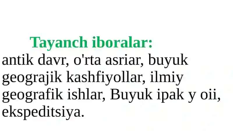 Umumiy tabiiy geografiya fanida taqdimot 3