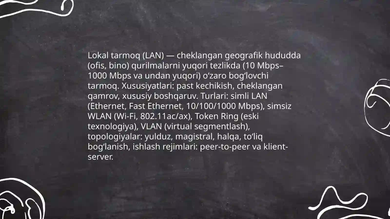 Lokal tarmoq texnologiyalari 3