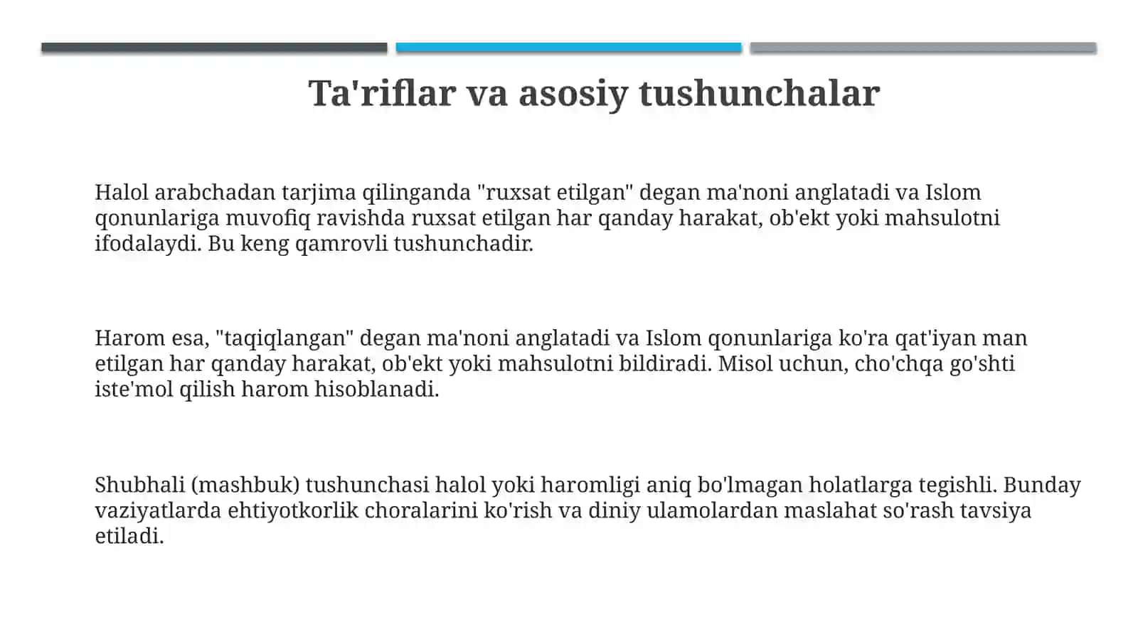 Halol va Harom 3