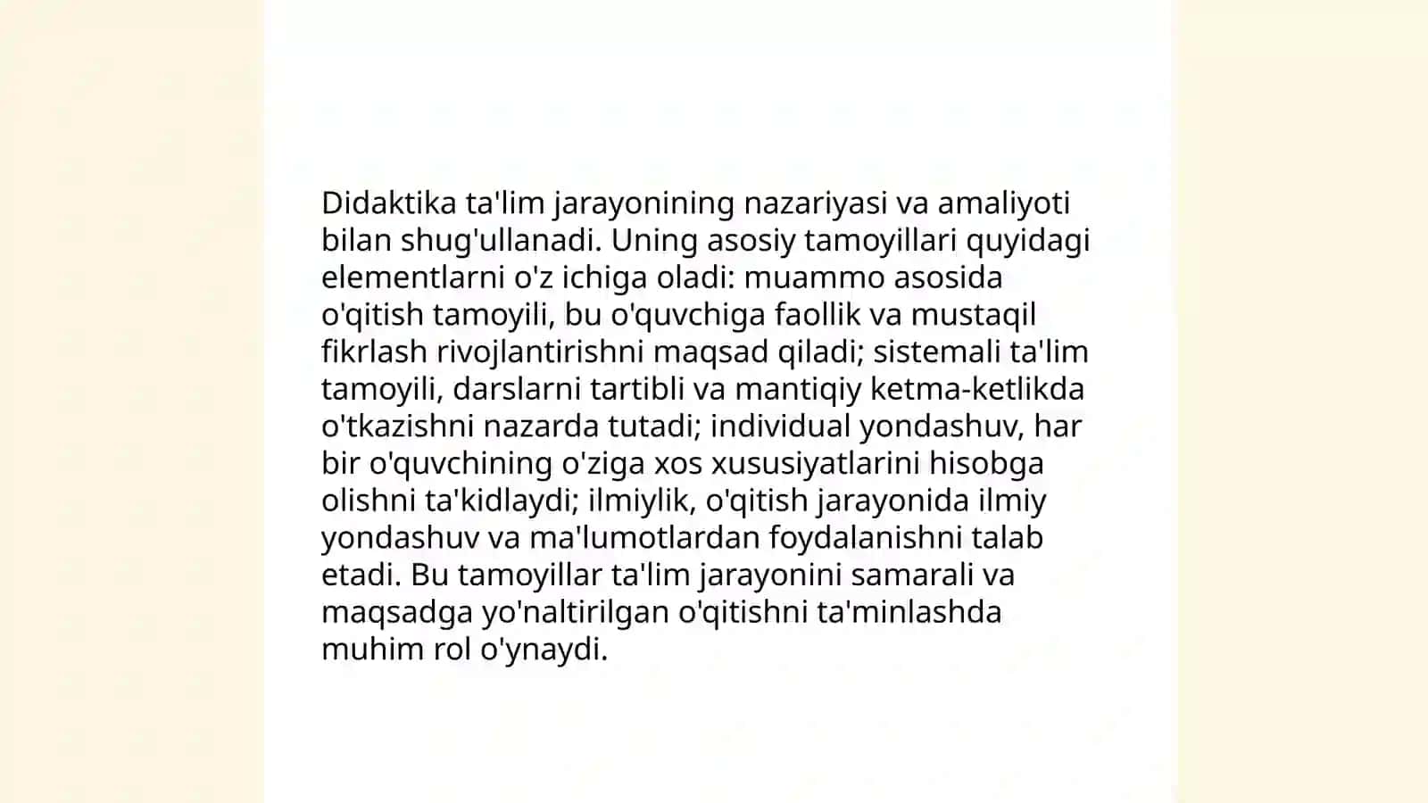 Boshlangʻich taʼlim tabiiy fanlarining oʻqitishning didaktik tamoyillarini oʻrganish va tahlil qilish 3