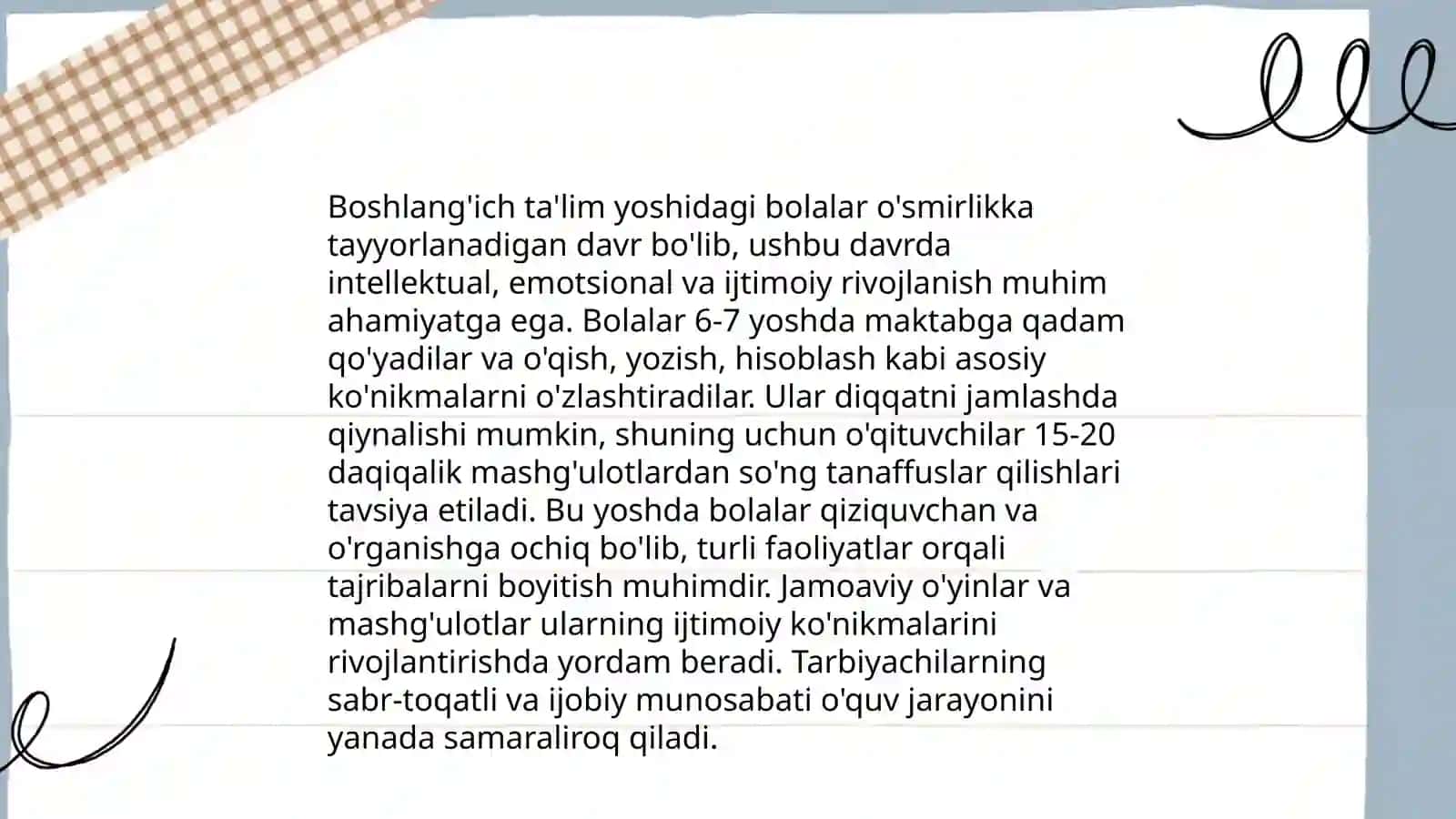 Turli yosh bosqichlarida tarbiya xususiyatlari 3