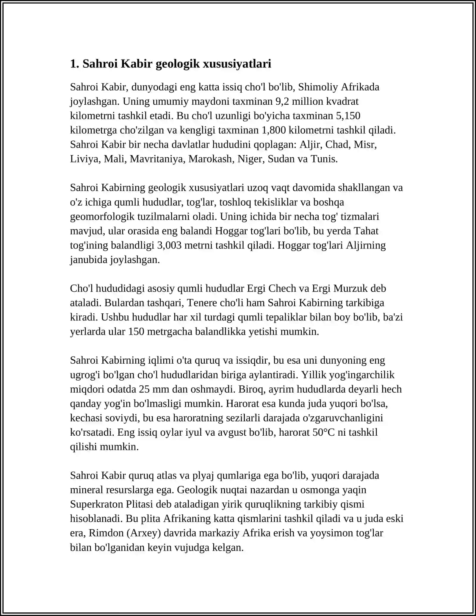 AFRIKA TABIIY GEOGRAFIK RAYONLARI 3