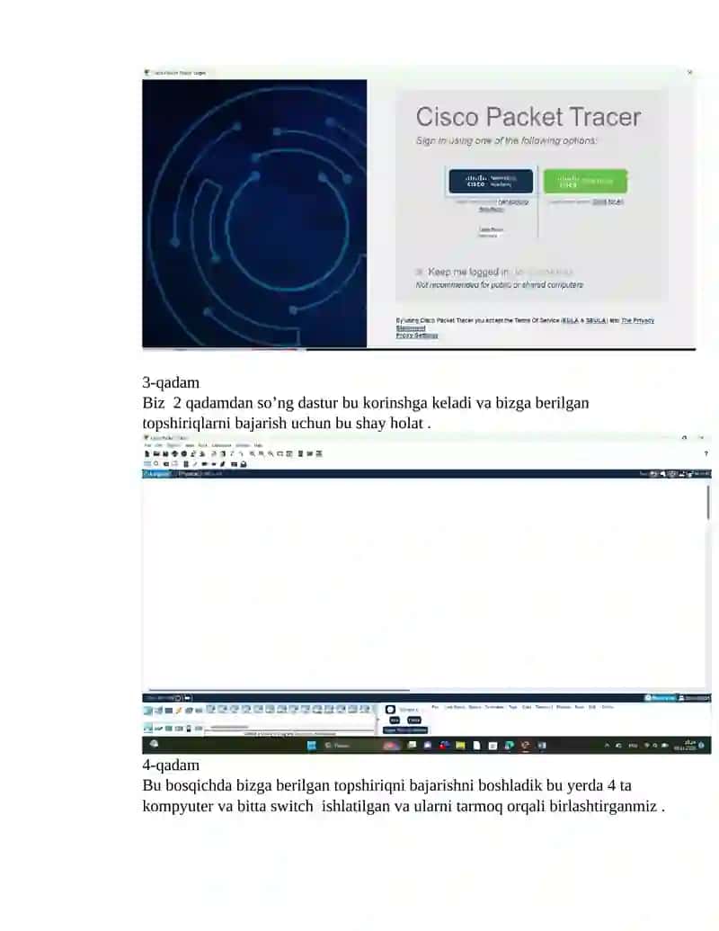 Cisco Packet Tracer 3
