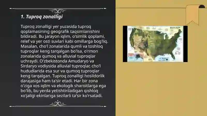 Tuproqlar geografik tarqalishining asosiy qonuniyatlari 3