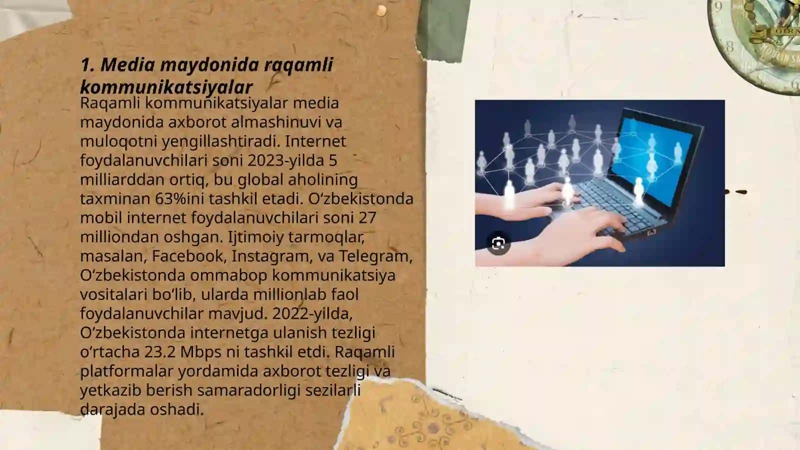 Media maydon va internet imkoniyatlari 3