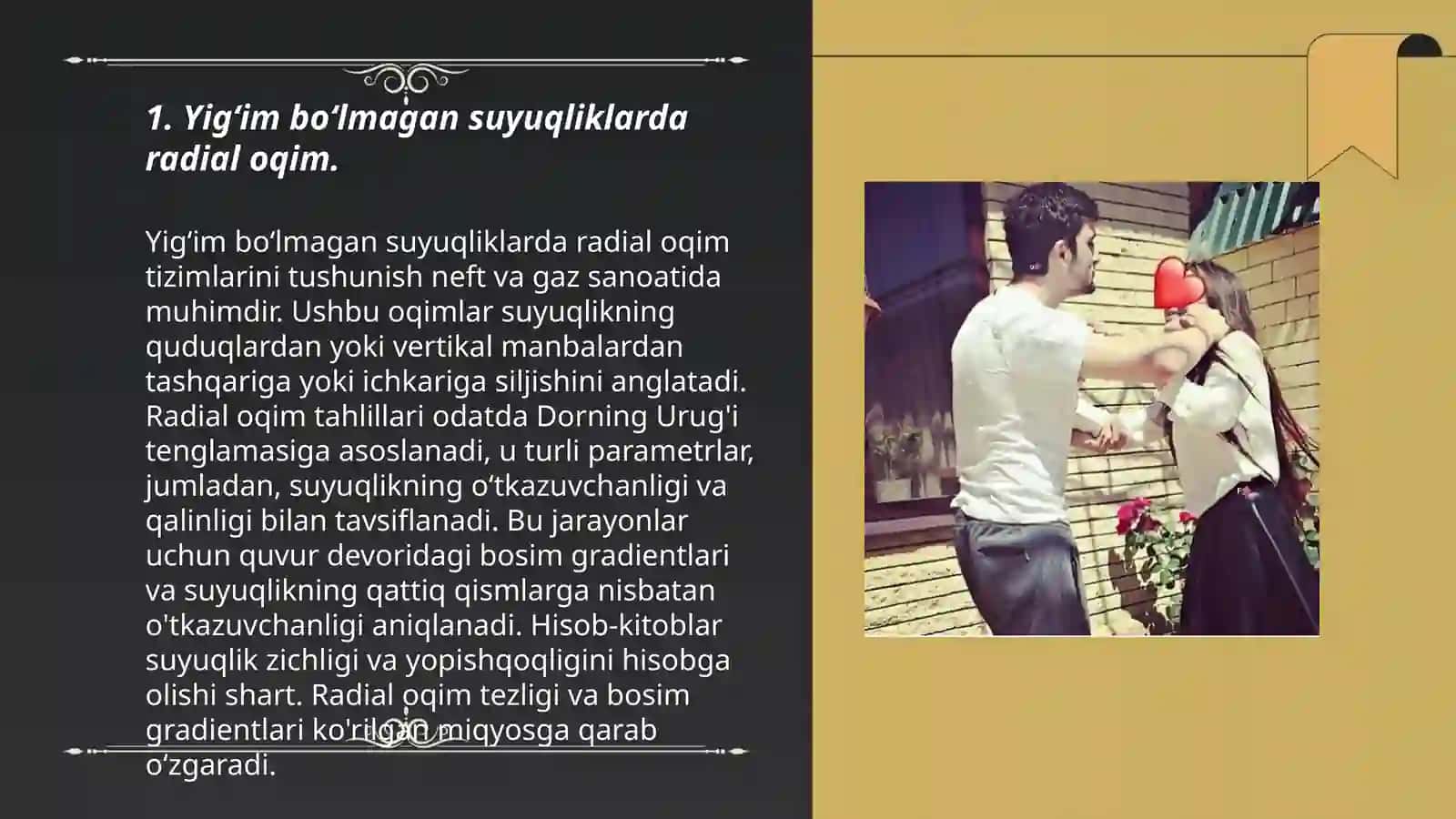 Yigʻim boʻlmagan suyuqliklarda radial oqim 3