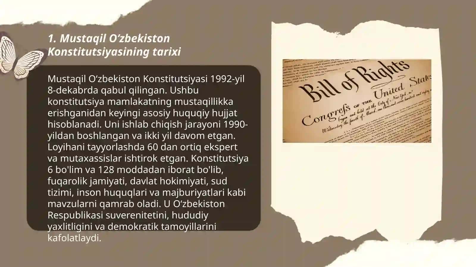 Mustaqil Oʻzbekistonning yangi Konstitutsiyasining yaratilishi 3