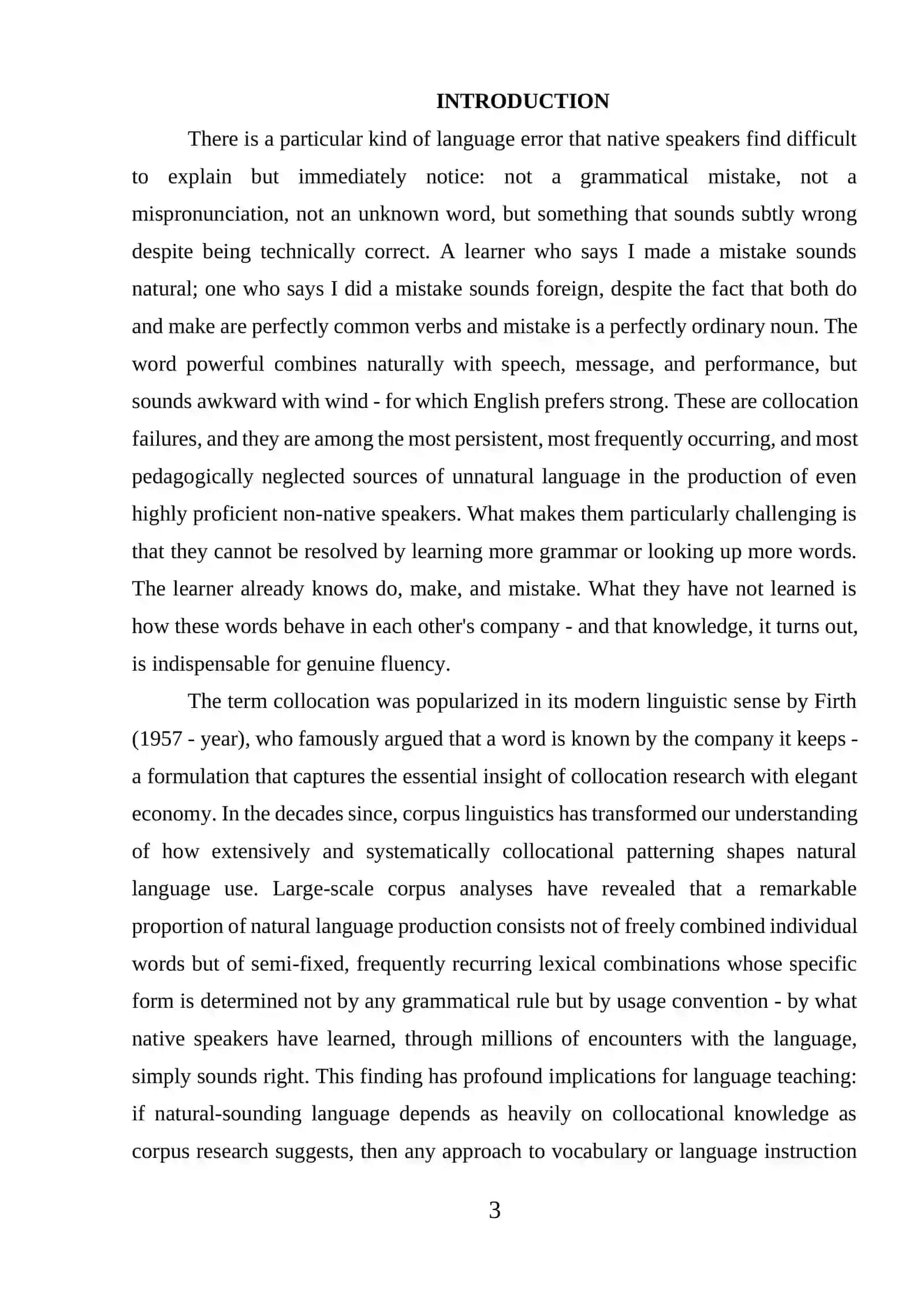 COURSE PAPER ON EFFECTIVE TECHNIQUES FOR TEACHING COLLACATIONS 3