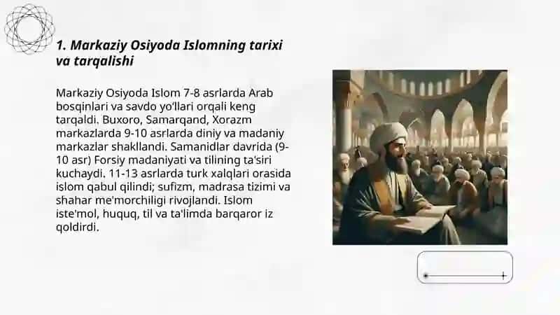 Markaziy Osiyo va Islom Sivilizatsiyasi 3