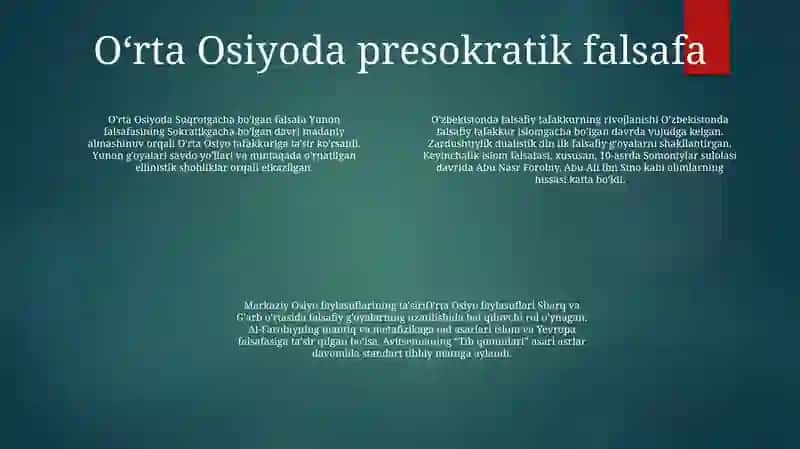 O‘Zbekistonda Falsafiy Fikr Taraqqiyoti 3