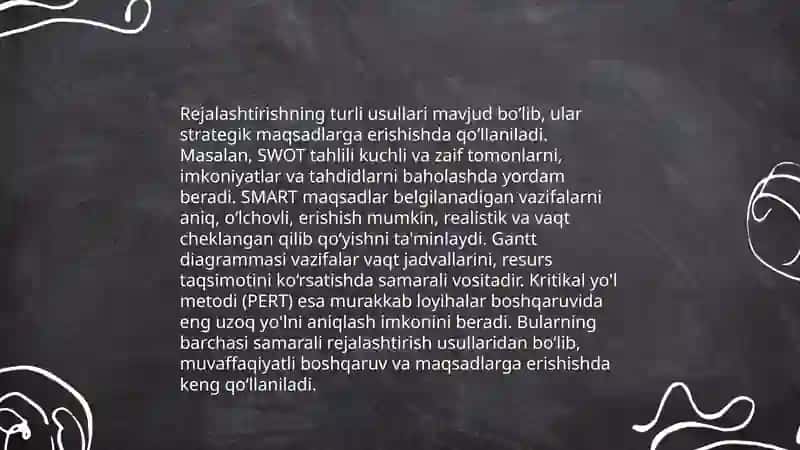 Menejment fani foydalanadigan metodlar 3