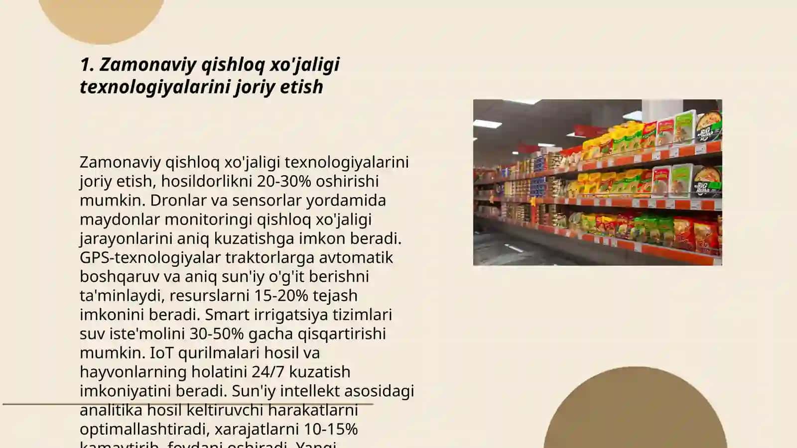 Zamonaviy qishloq xo'jaligi texnologiyalarini joriy etish 3