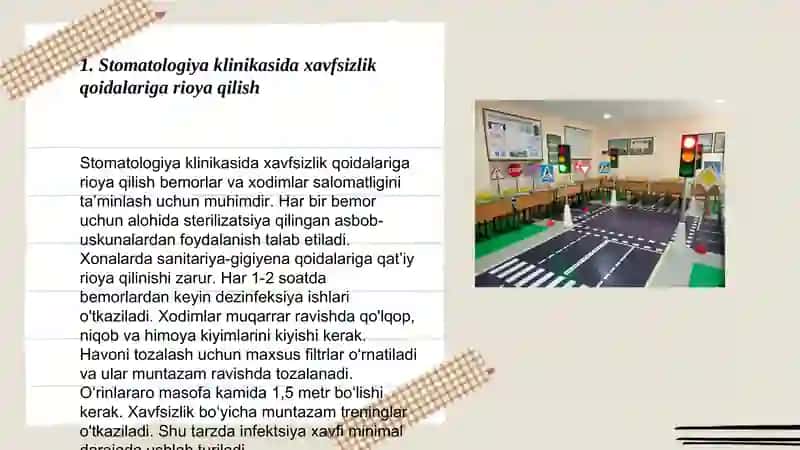 Stomatologiyada ishlash uchun xavfsizlik qoidalari.Shifokor oldiga kirganda shaxsiy gigiyena.Asbob u 3