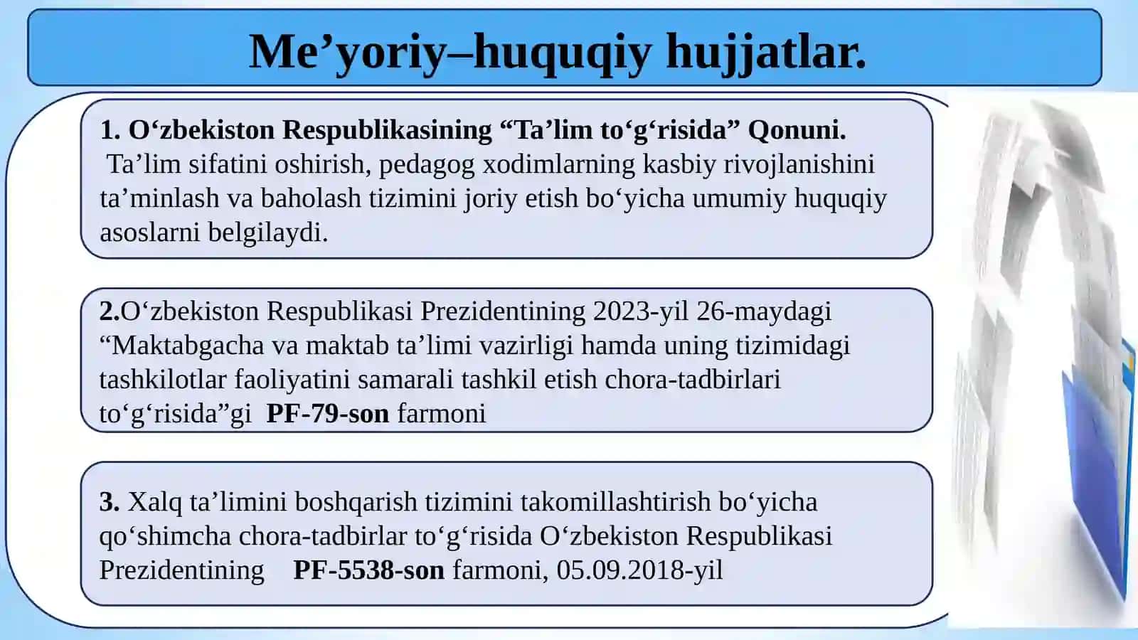 MAKTABDA INSON RESURSLARI SAMARADORLIGINI BAHOLASH VA REYTINGINI YURITISH. 3