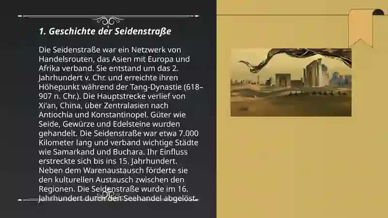 Geschichte der Seidenstraße 3