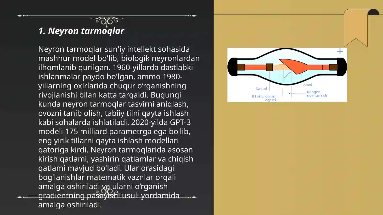 Neyron tarmoqlar 3