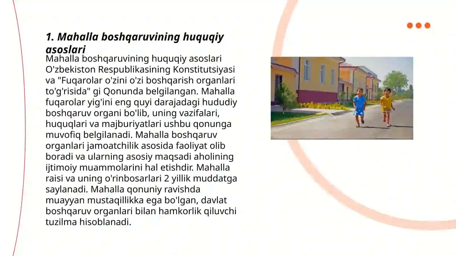 Mahalla boshqaruvining huquqiy asoslari 3