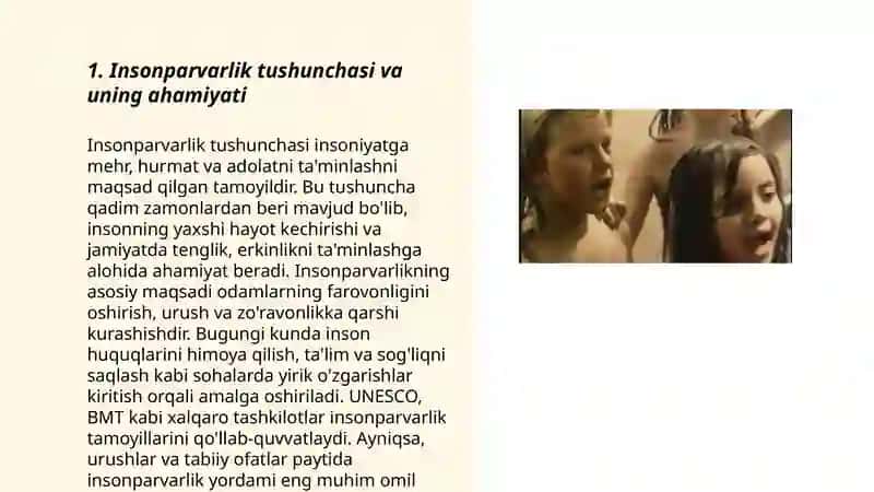 Insonparvarlik Tushunchasi va Uning Ahamiyati 3