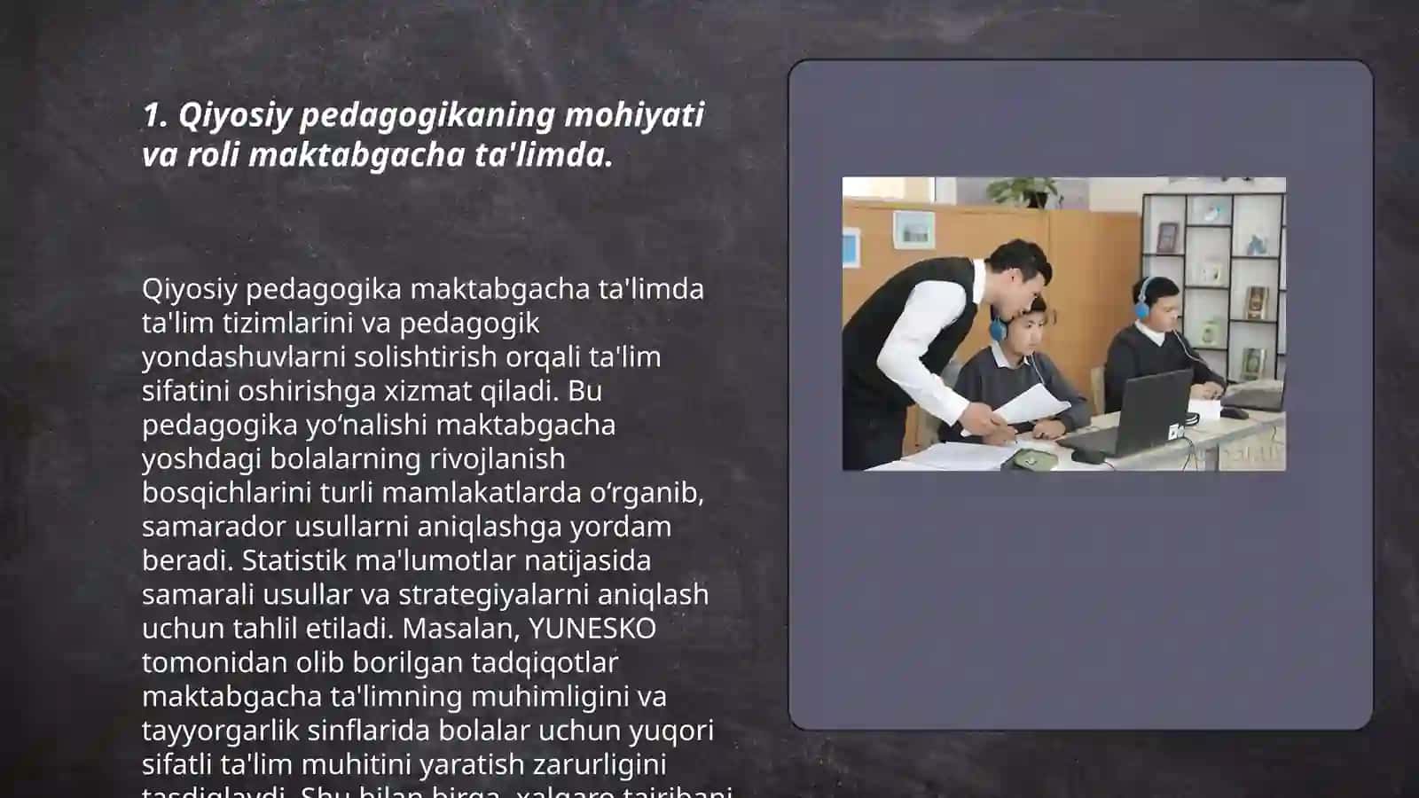 Maktabgacha ta'limda qiyosiy pedagogika 3