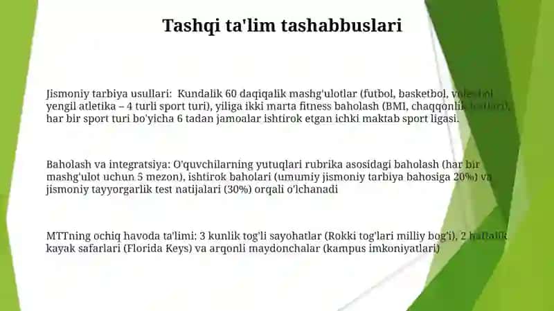 MTT larda jismoniy tarbiya berish usullari 3