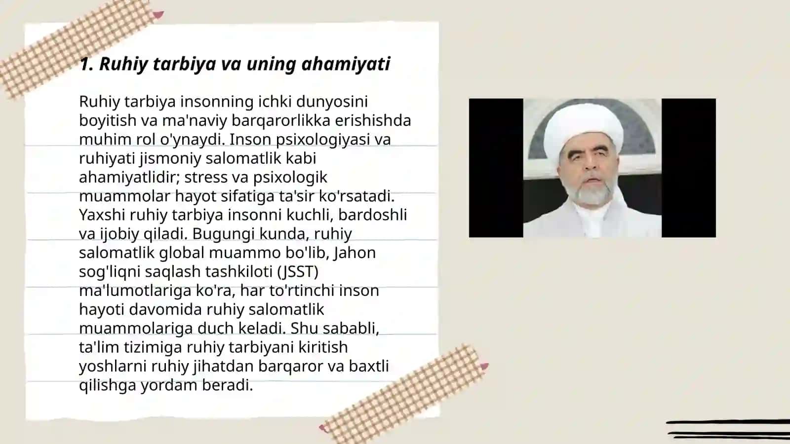 "Ruhiy tarbiya“ Shayx Muhammad Sodiq Muhammad Yusuf Kitobi 3