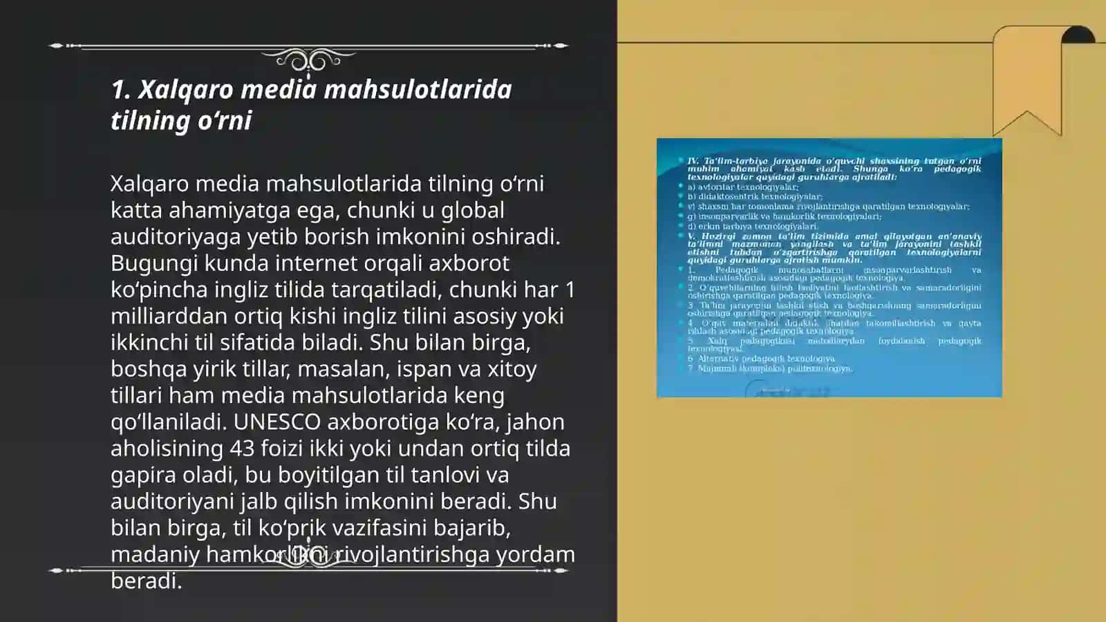 Xalqaro media mahsulotlarida tilning o‘rni 3