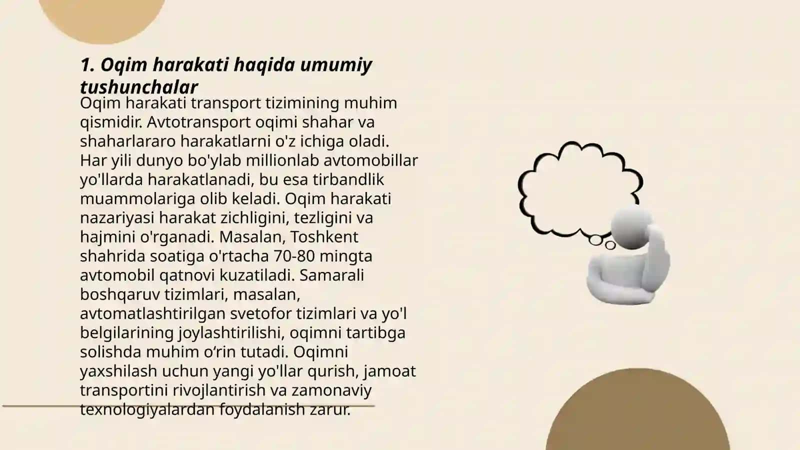 Oqim harakati tushunchalari 3
