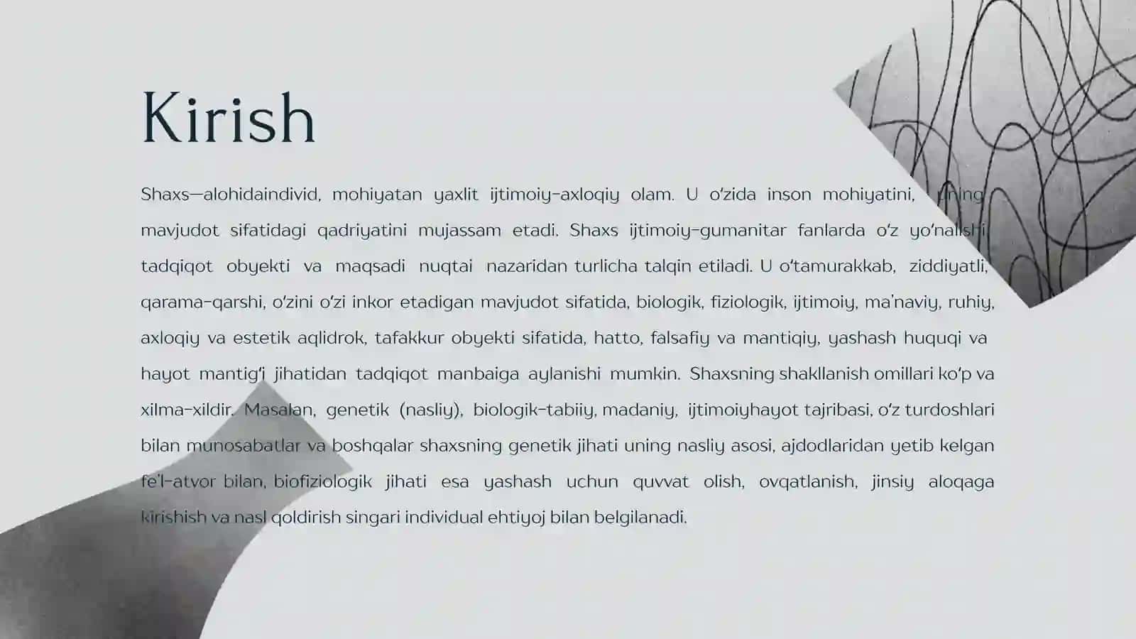 Oʻz-oʻzini boshqarish praktikumi 3