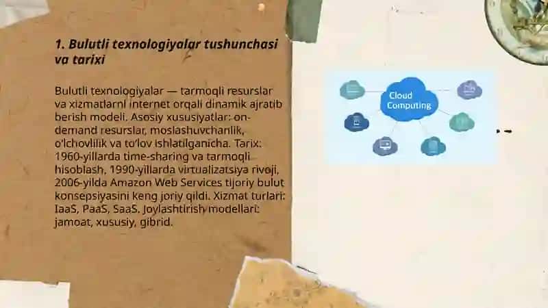 Bulutli texnologiyalar va ularning turlari 3