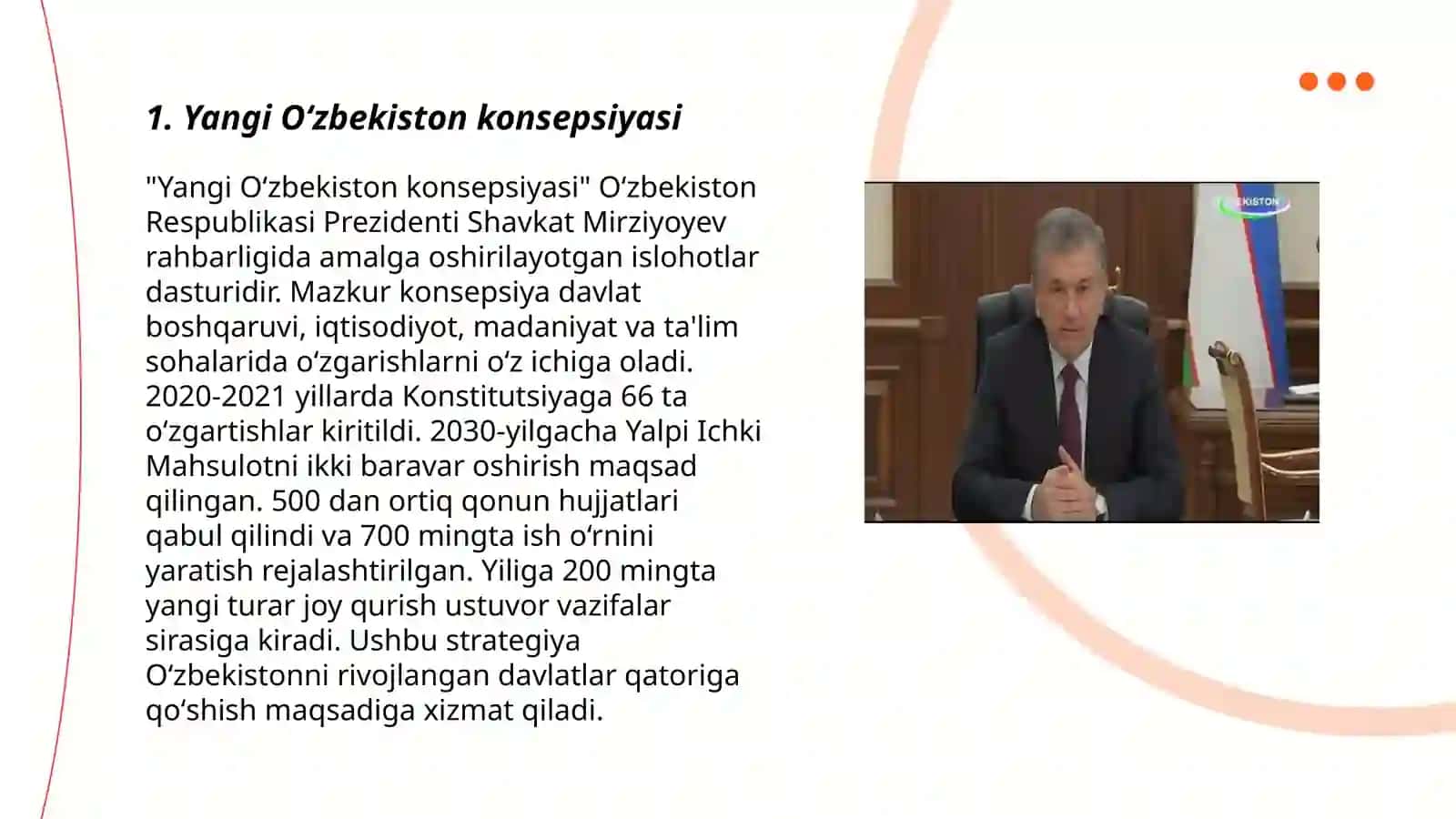 Hozirgi zamon va yangi Oʻzbekiston Kitobi 3