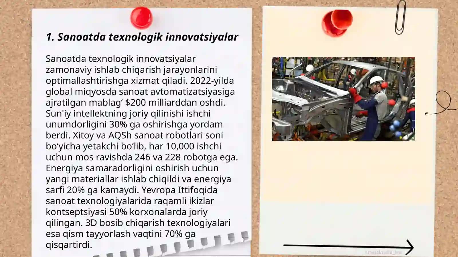 Sanoatda texnologik innovatsiyalar 3