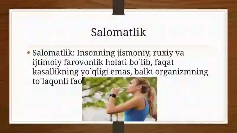 Salomatlikning biologik va ijtimoiy omillari 3