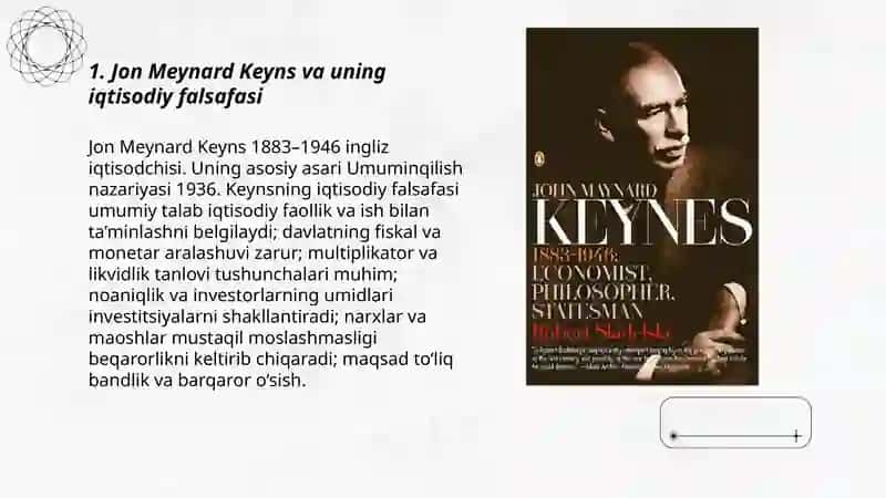 Keyns va keynschilik ta’limoti 3