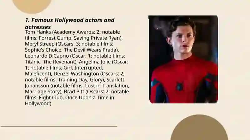 Celebrities in english 3