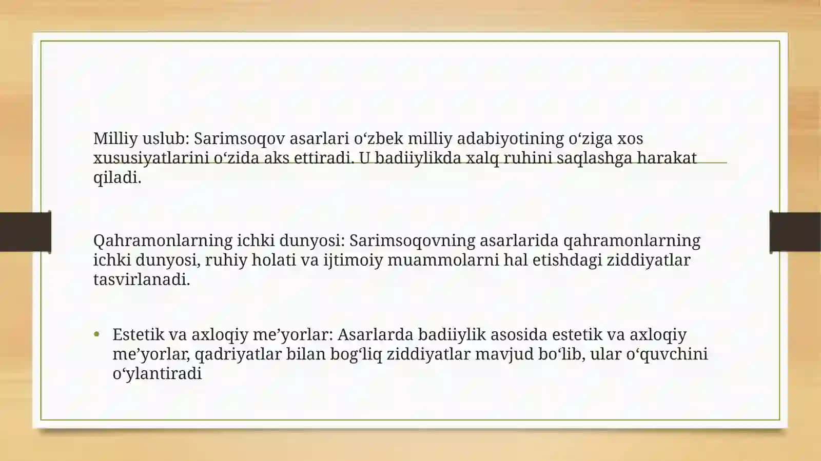 Bahodir Sarimsoqovning badiiylik asoslari va mazmunlari 3