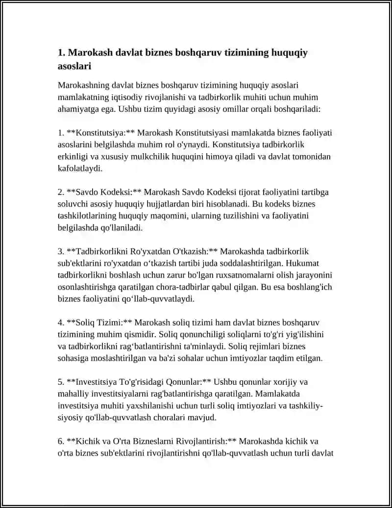 MAROKASH DAVLAT BIZNES BOSHQARISH TIZIMI 3