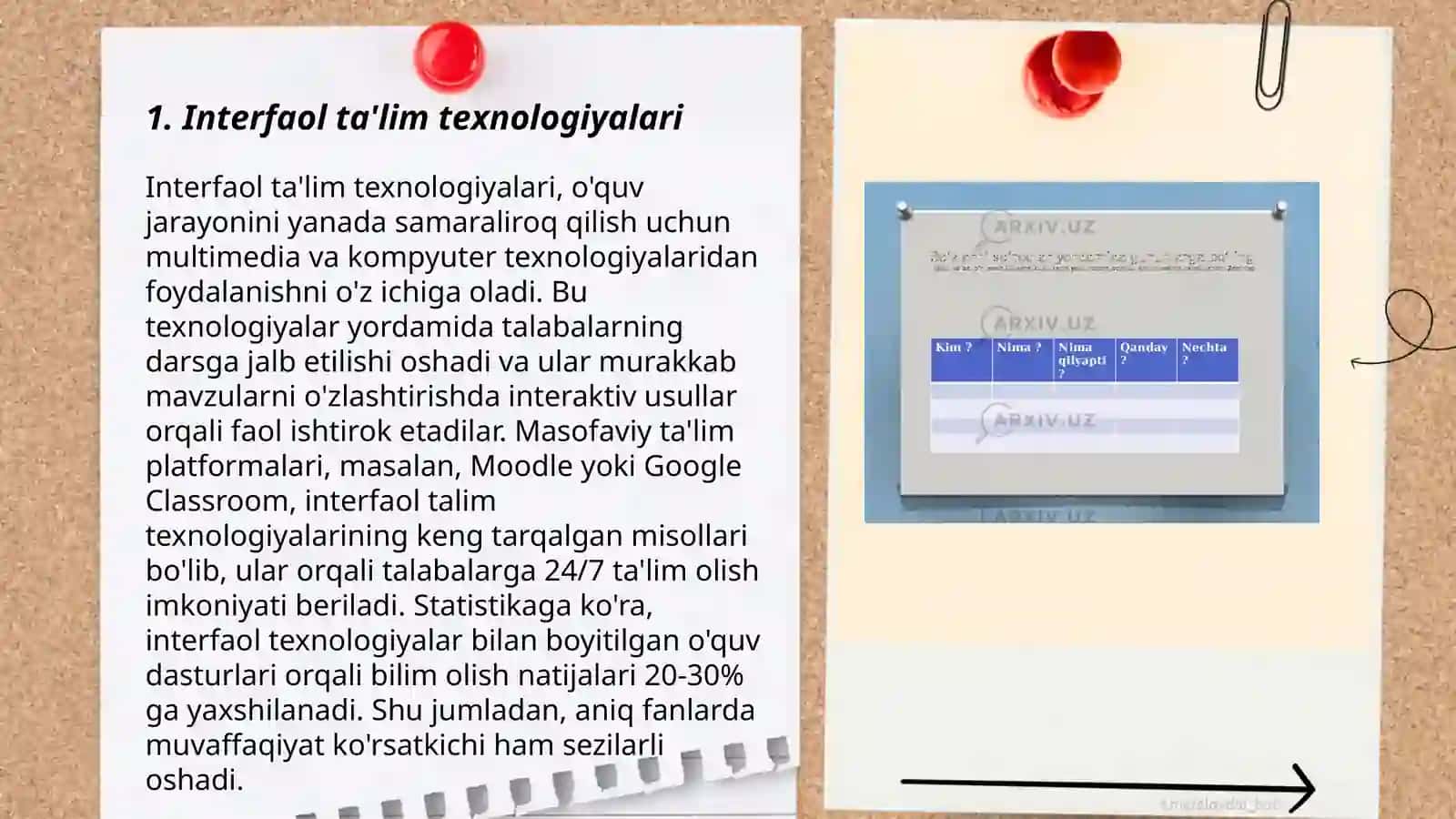 Tabiiy fanlar darslarida zamonaviy pedagogik texnologiyalardan foydalanish 3