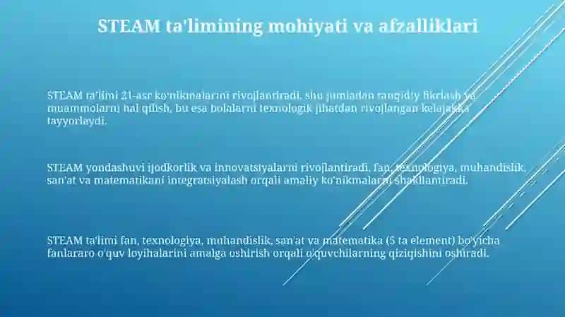 Matematik ta'limida STEAM texnologiyalari 3